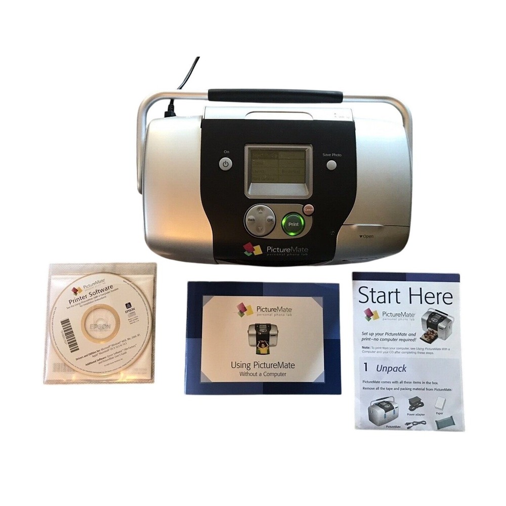 Epson PictureMate B271A Compact Digital Photo Printer Personal Photo‎ Lab Tested